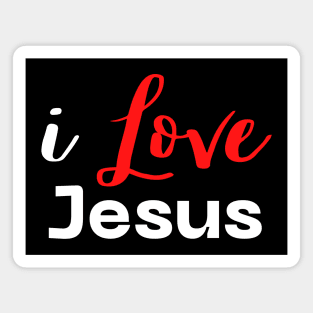 I Love Jesus Magnet